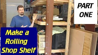 A Strong Adjustable Rolling Shelf for Less than 85  Part1 [upl. by Sisely361]