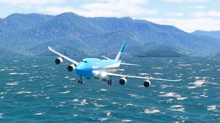 Most Dangerous Plane Landing with amazingly great pilot skills eps 0274 [upl. by Asare880]