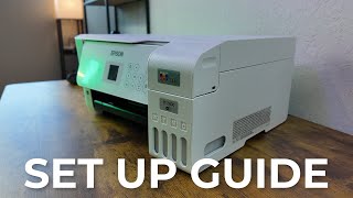 How to Setup Epson Eco Tank 2800 with MOBILE device  Epson Smart Panel App [upl. by Modestia621]