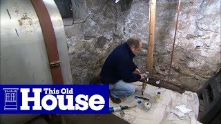 How to Install a Water Pressure Reducing Valve  This Old House [upl. by Assirralc]