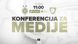 Konferencija za medije pred utakmicu 17 kola SLS FK Partizan  FK Jedinstvo [upl. by Anillek]