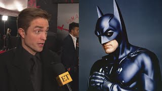 The Batman Robert Pattinson DISHES on Wearing George Clooney’s Batsuit [upl. by Namreg]