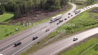 E18 mellan Köping och Västjädra blir motorväg  Trafikverket [upl. by Eada]