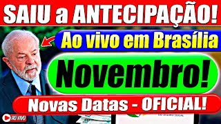 INSS Antecipa NOVEMBRO Confira o Calendário e Solicite HOJE [upl. by Quartana558]