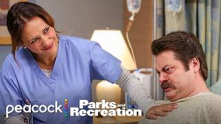 Funniest Scenes From The Pawnee Hospital  Parks and Recreation [upl. by Stenger]