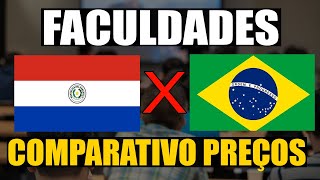 PREÇOS FACULDADE no PARAGUAI X BRASIL  COMPARATIVOS  VALE A PENA ESTUDAR no PARAGUAI [upl. by Ballard]