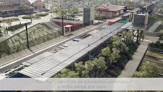 Our Visualisations Euroa Station Precinct and Anderson Street 3D flythrough 2024 [upl. by Euqenimod]