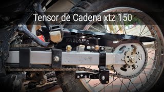 Tensor de cadena motos enduro xtz 150  125 [upl. by Booze]