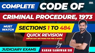 Complete CrPC  Complete Code of Criminal Procedure for Judiciary  Karan Sangwan  Legal Pathshala [upl. by Itida749]