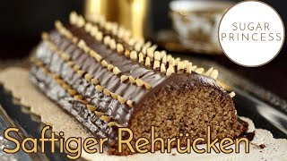 Saftigen RehrückenKuchen backen Unfassbar schokoladig  Rezept von Sugarprincess [upl. by Etnovad374]