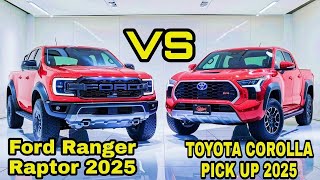 2025 Ford Ranger Raptor vs Toyota Corolla Pickup Review Which One Wins [upl. by Giess]