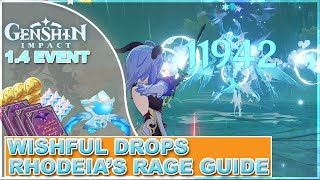 Rhodeia’s Rage Challenge Guide Genshin Impact Wishful Drop Event Useful New Oceanid Boss Fight Tips [upl. by Otrevire]