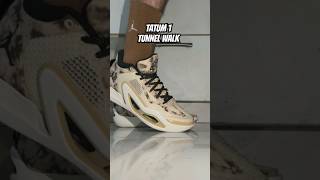 How to tie laces on Tatum 1 Tunnel Walk shorts jordan tatum tatum1 jasontatum sneakers [upl. by Sairacaz237]