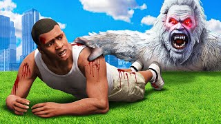 BIG FOOT NE LOGGY KO PAKAD LIYA  GTA 5 [upl. by Guod]