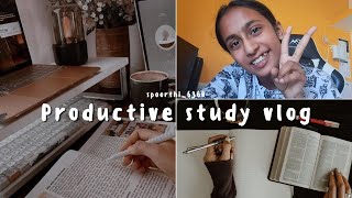 productive study vlog  study tips  spoorthi6360 [upl. by Sylvie]