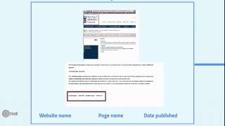 CU Guide to Harvard How to reference a website [upl. by Ylrae]