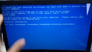 how to fix the bios in this system is not fully acpi compliant [upl. by Arutak845]