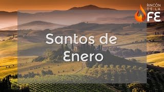 Santoral de Enero – Calendario santoral católico [upl. by Bolanger756]