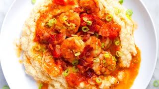 Easy Shrimp and Grits Recipe [upl. by Herald113]