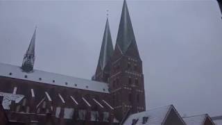 Lübeck St Marien Vollgeläut zur Ostermesse [upl. by Acissey177]