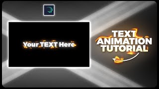 TEXT ANIMATION \  alight motion tutorial  Part 2 [upl. by Rains]