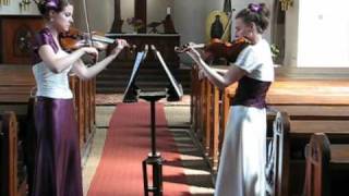 Johann Pachelbel Canon in D major  for two violins [upl. by Haldes]