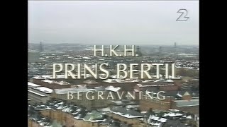 Farväl Prins Bertil  Prins Bertils Begravning SVT 970113 [upl. by Fern]