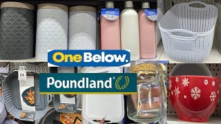 WHATS NEW IN POUNDLAND  COME SHOP WITH ME  POUNDLAND HAUL  WHAT NEW IN ONE BELOW  ONE BELOW [upl. by Craggie]