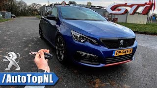 2018 Peugeot 308 GTi REVIEW POV on AUTOBAHN by AutoTopNL [upl. by Loughlin]