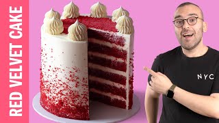 The BEST ever Red Velvet Cake Recipe  The Scran Line [upl. by Errecart398]