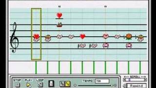 Storm Eagle Theme from Mega Man X on Mario Paint Composer [upl. by Arah]