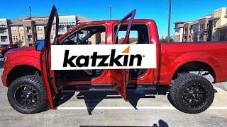 Added KATZKIN Leather Seats To My Lifted F150 [upl. by Ekyt]