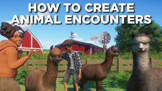 How to create Animal Encounter habitats  Planet Zoo Tutorial [upl. by Daisy]