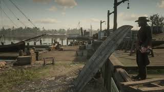 Saint Denis Lannahechee River Dockside Ambience RDRII  4 HOURS [upl. by Darrel]