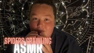 ASMR  SPIDERS CRAWLING UP YOUR BACK TRIGGER WITH SUPER CLOSE WHISPERS [upl. by Atinal]