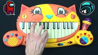 AMONG US SOUNDS ON A CAT PIANO [upl. by Stace]