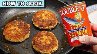 Salmon Patties  Old Fashioned Southern Recipe [upl. by Ahsinak994]