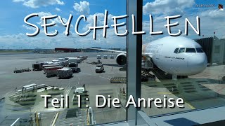 Seychellen  die Anreise Flug von Frankfurt nach Praslin 4KUHD [upl. by Oicram607]