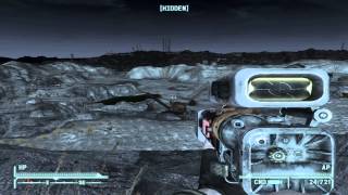 Fallout New Vegas Deathclaw vs Laser rifle [upl. by Damicke991]