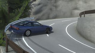 Touge Shakai First Touge Attack With S80 S13240SX180SXSilvia TS Early Access Gameplay [upl. by Tali]