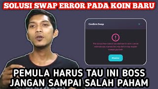 Solusi Swap Koin Gagal Di Pancakeswap [upl. by Vincenty]