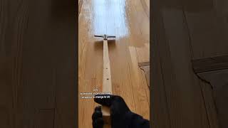 La technique de fou pour vitrifier travauxmaison renovation diy parquet parquetmassif [upl. by Nnoved933]