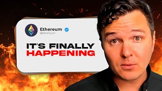 Breaking Huge Ethereum News [upl. by Durware]