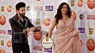 Shraddha Arya and Dheeraj Dhoopar arrives at Zee Rishtey Awards 2024 Nomination Party [upl. by Lumbard]