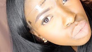 How To Fill In Your EyeBrows With Stencils Tutorial [upl. by Jehu]