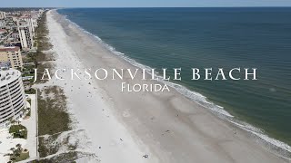 Jacksonville Beach Florida  4K Drone Tour [upl. by Isolt]