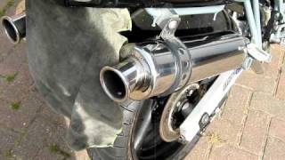 Suzuki GSf 600 Bandit custom twin renegade exhaust [upl. by Beeson]