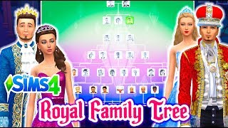 ROYAL FAMILY TREE  The Sims 4 The Royal Family  S1 Part 73 [upl. by Eudora]