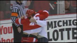 Zack Stortini vs Darren McCarty Nov 17 2008 [upl. by Htir677]