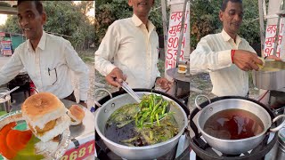 Mumbai Style Mirchi Vada Pav in Karnal 😍😍 Fresh and Clean 🤩🤩 YumYumIndia vadapav mumbaifood [upl. by Neevan]